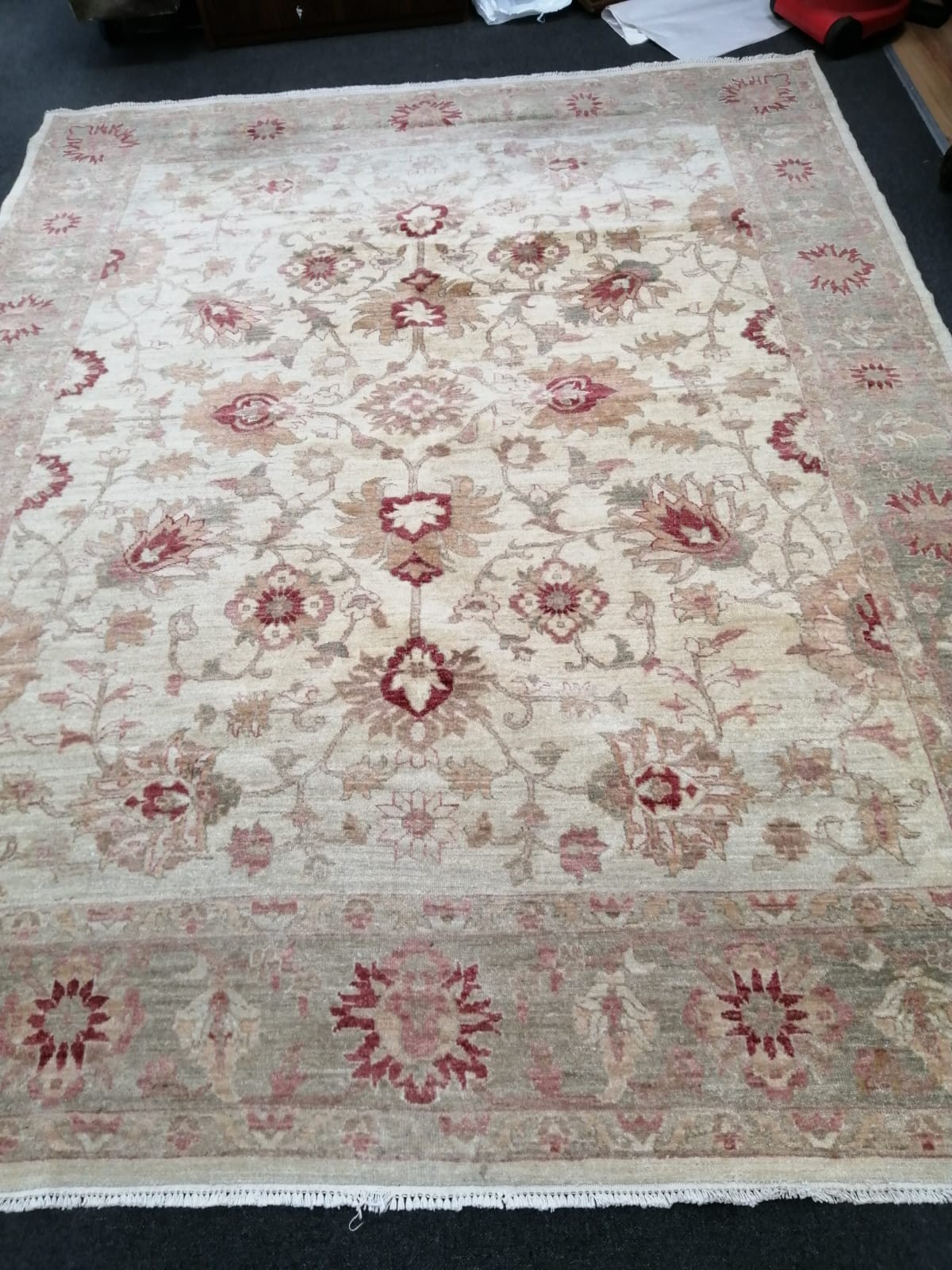 A Pakistan Zeigler style gold ground floral carpet, 310 x 224cm